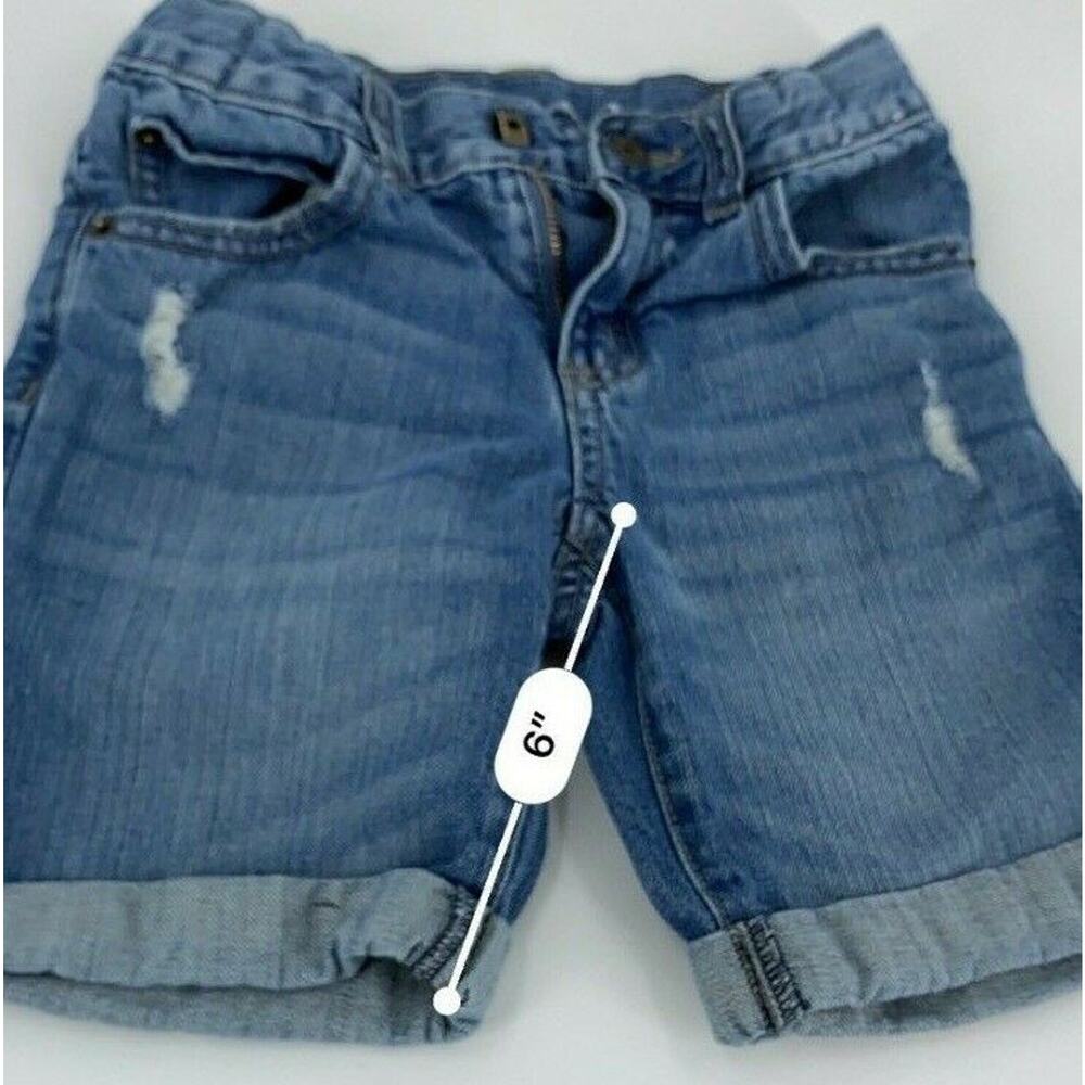Gymboree Boys Outfit Bundle Denim Shorts Short Sleeve Size Small 5/6 - Picture 9 of 11
